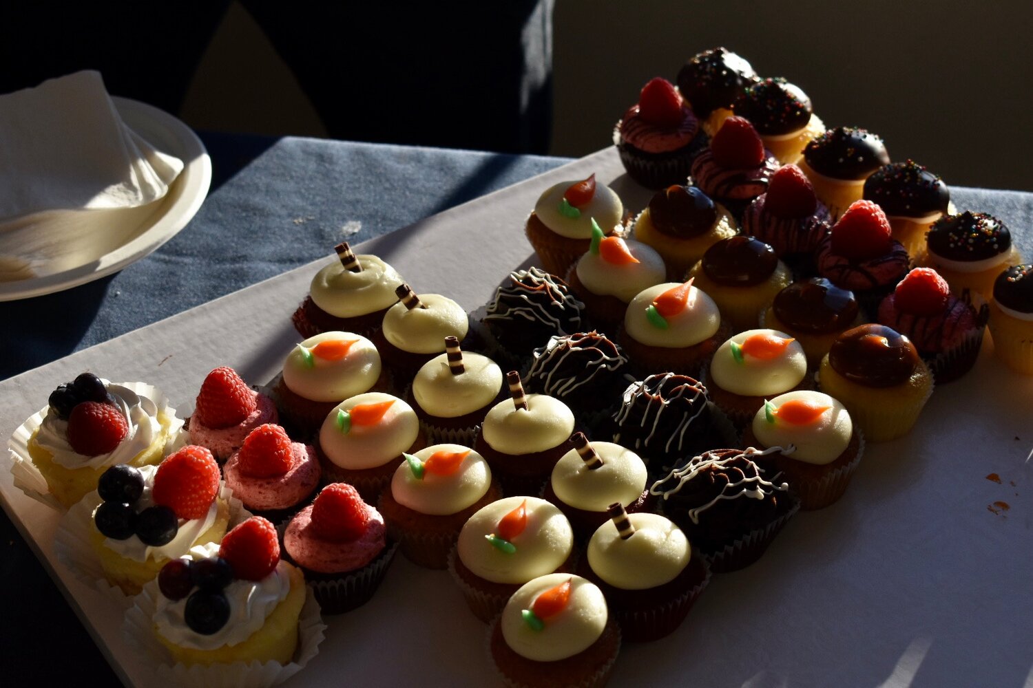 Assorted cookies, cupcakes, and pastries from Dulce de Leche Cake Shop were a big hit at the charity event.